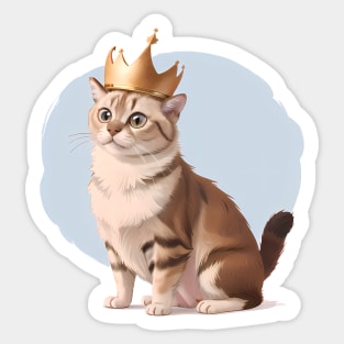 Regal Siamese Crown Sticker